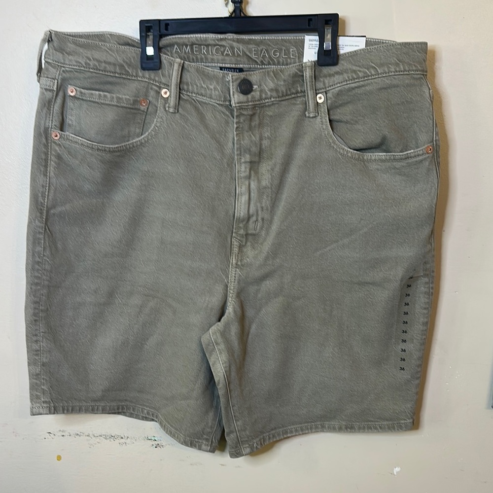 American Eagle Outfitters Gray Jean Shorts
